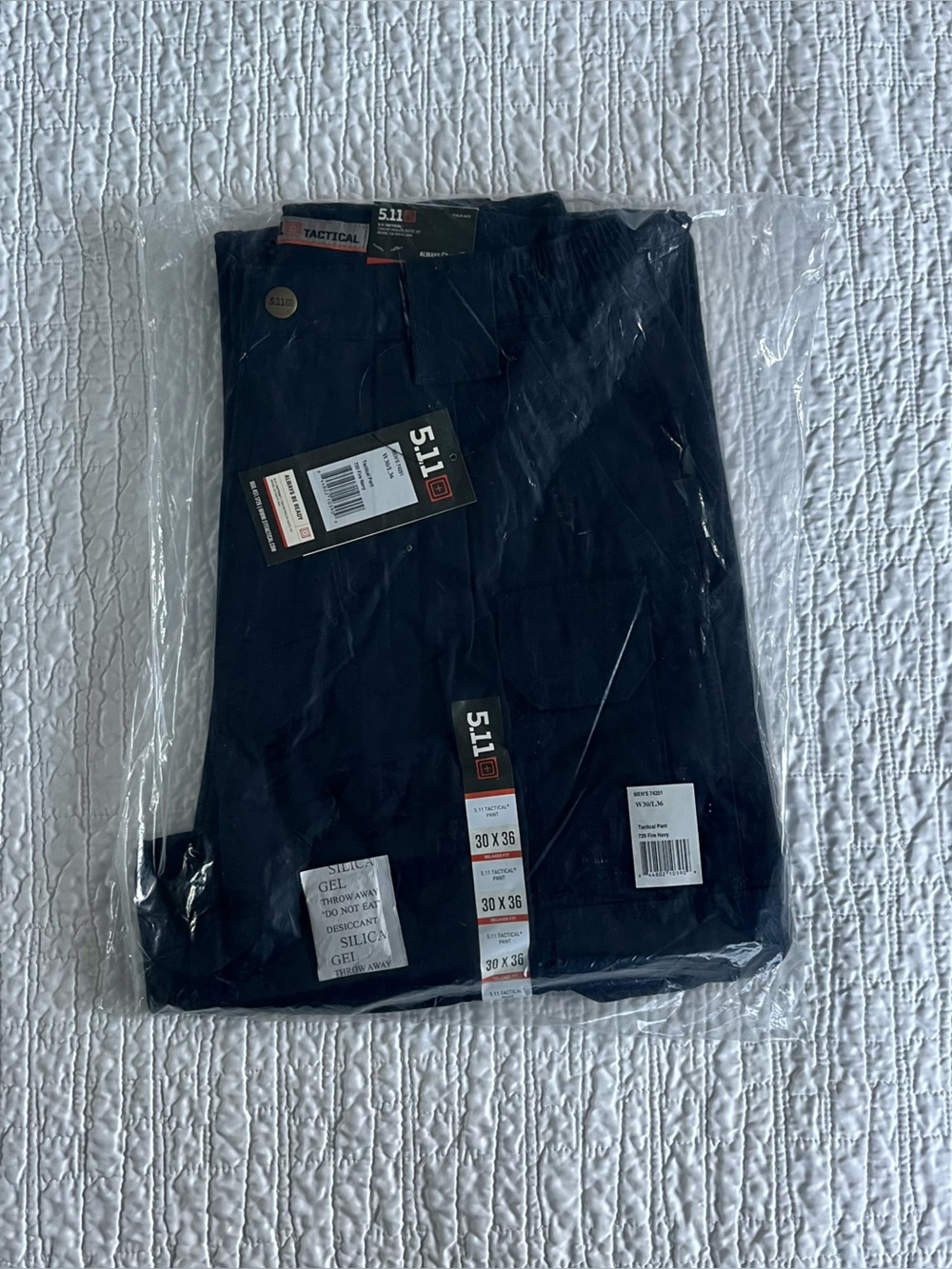 5.11 Tactical 74251 Men's Tactical Pants in Navy 30 x 36